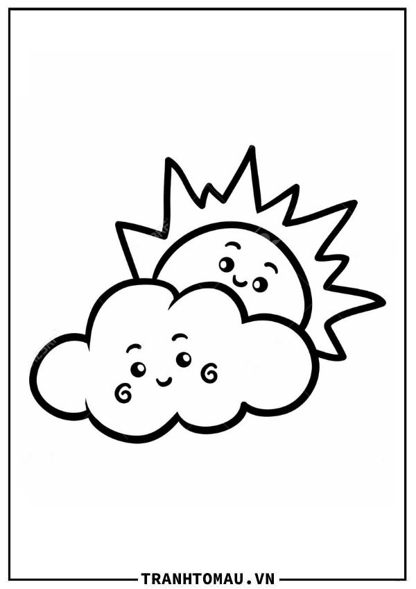 Hình ảnh Vẽ Trang Tô Màu Ngày Hạnh Phúc Với Những đám Mây Và Ngôi Nhà Phác  Thảo Bản Vectơ PNG , Vẽ Mây, Vẽ Nhà, Vẽ Cánh PNG và Vector với