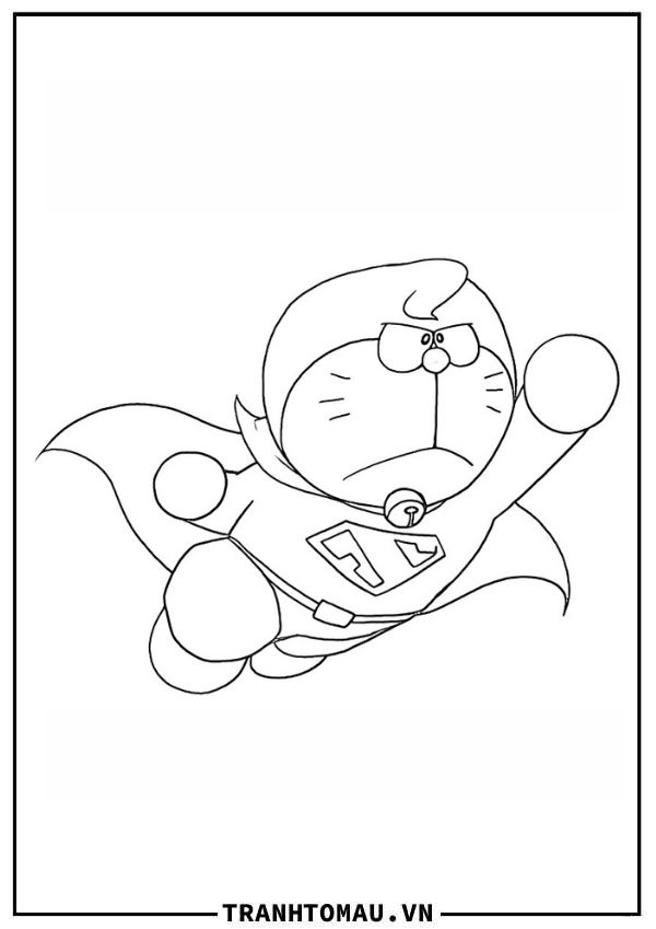LOẠT] ảnh tô màu Doremon ngộ nghĩnh, dễ thương bé thích mê | Doraemon, Dễ  thương, Hoạt hình