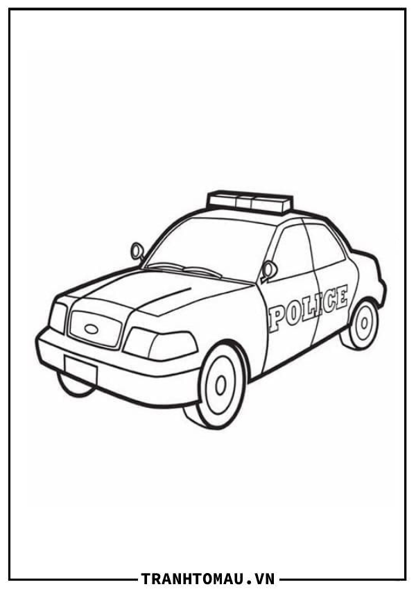 Vẽ xe cảnh sát | Dạy bé tô màu | Bé học màu bằng tiếng anh| Police car  drawing and coloring for kid - YouTube