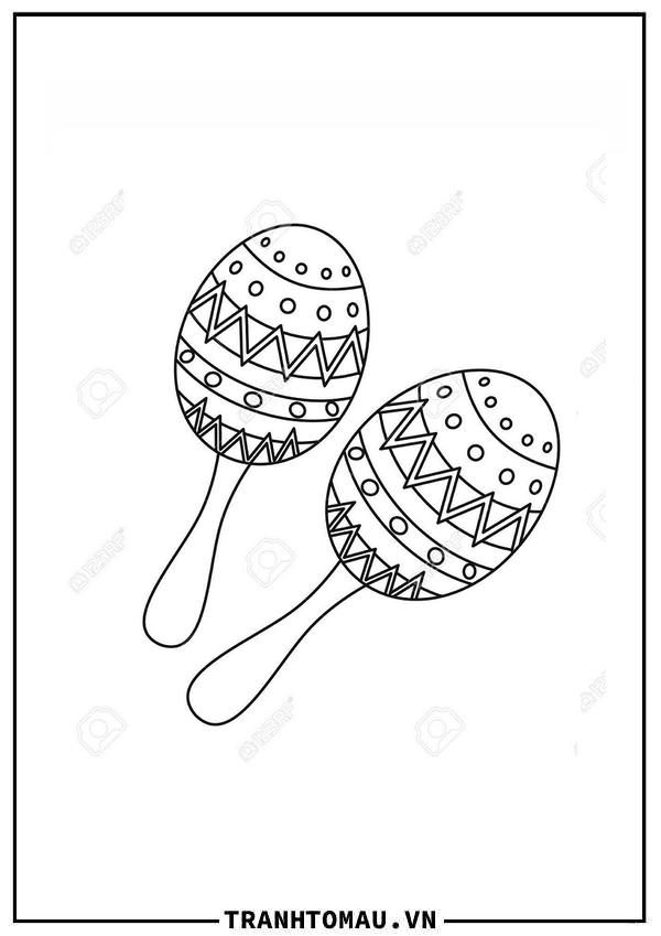 Lưu ngay các mẫu tranh tô màu Xúc Xắc dành cho bé