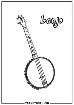 Tô Màu Đàn Banjo