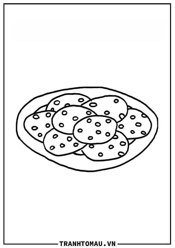 Bộ tranh tô màu Bánh Quy đáng yêu, ngộ nghĩnh nhất