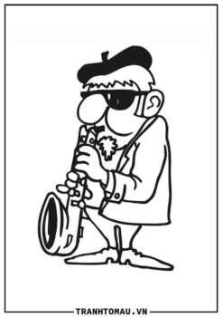 Tô Màu Kèn Saxophone