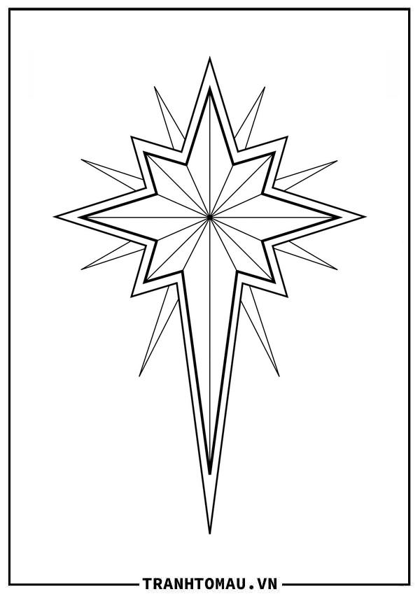 Tranh Tô Màu Ngôi Sao