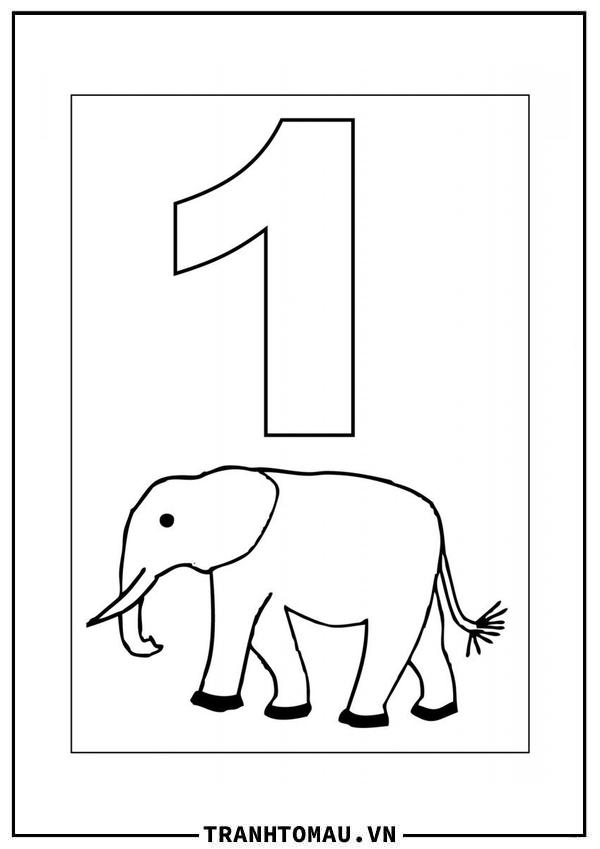 Tranh Tô Màu Số 1
