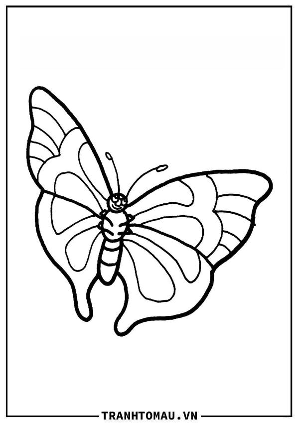 Bộ sưu tập Tranh Tô Màu Con Bướm siêu đẹp, siêu hot dành cho bé