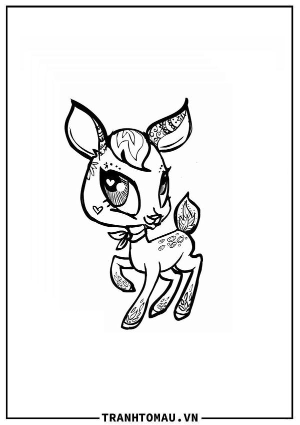 Xu Hướng Tranh tô màu động vật đáng yêu được yêu thích nhất hiện nay