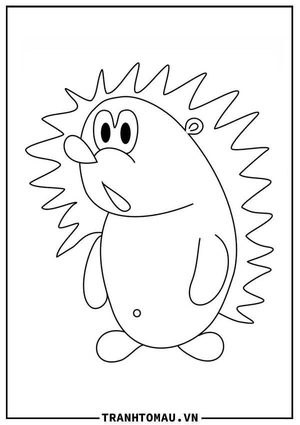 Bộ sưu tập Tranh Tô Màu Con Nhím độc đáo nhất mọi thời đại