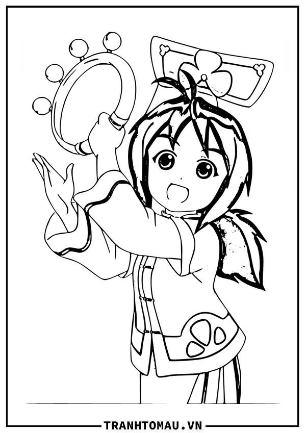 Tranh Tô Màu Công Chúa Ori