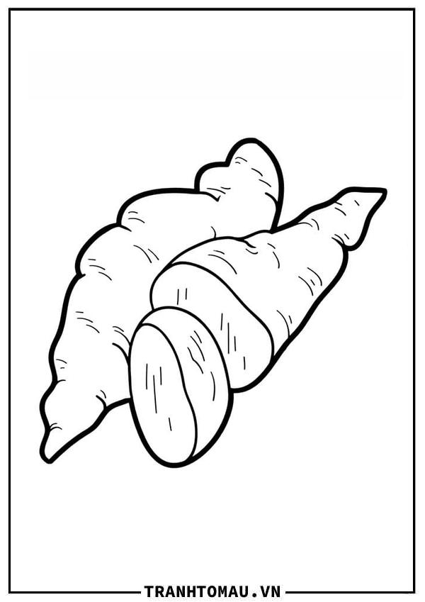 Lưu ngay bộ sưu tập Tranh Tô Màu Củ Khoai Lang đẹp và mới nhất hiện nay