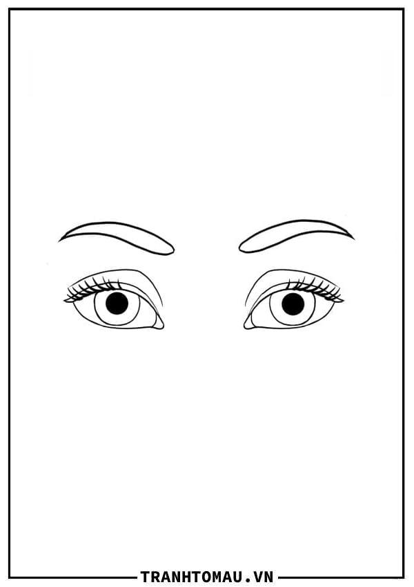 Tranh Tô Màu Đôi Mắt