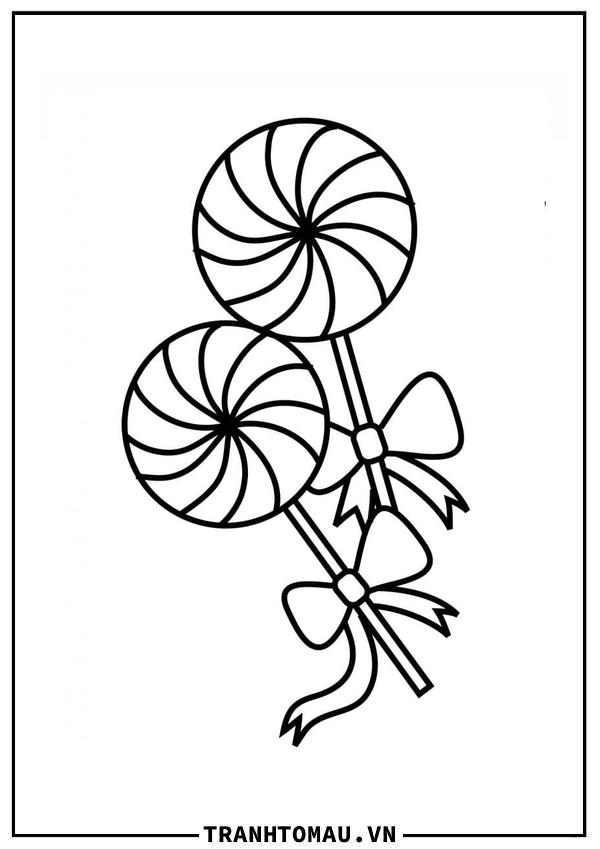 Tranh Tô Màu Kẹo Mút