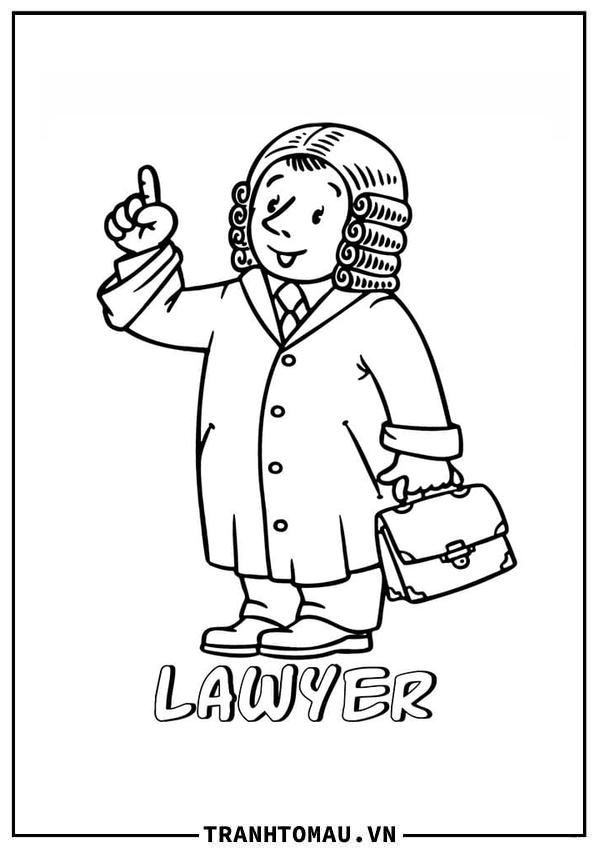 Tranh Tô Màu Luật Sư