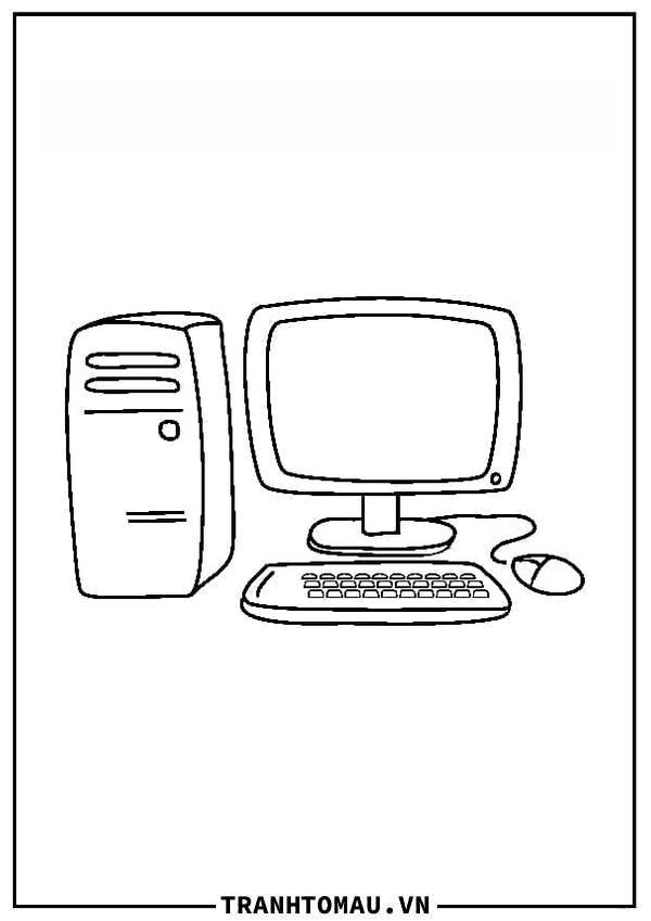 Tranh Tô Màu Máy Tính