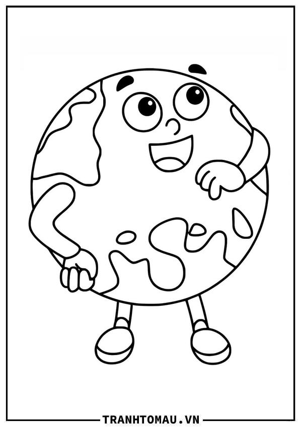 Tranh Tô Màu Trái Đất