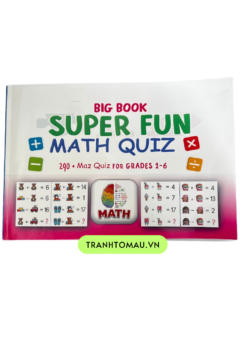 Anh bia Sach Toan tu duy Super Fun Math Quiz tranhtomau.vn
