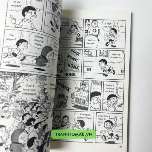 Truyen tranh Doraemon 8 cuon sach Tieng Anh ngoai van nhap khau Tranhtomau.vn 10