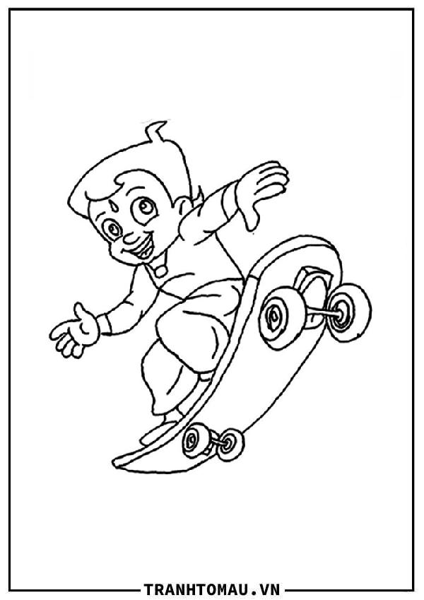 Tranh Tô Màu Chota Bheem