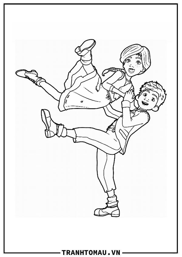 Tranh Tô Màu Vũ Điệu Thần Tiên