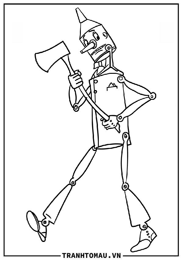 Tranh Tô Màu Phù Thủy Cứ Oz