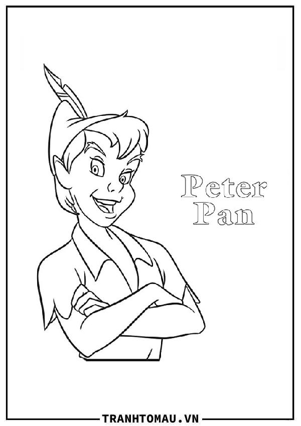 Tranh Tô Màu Peter Pan