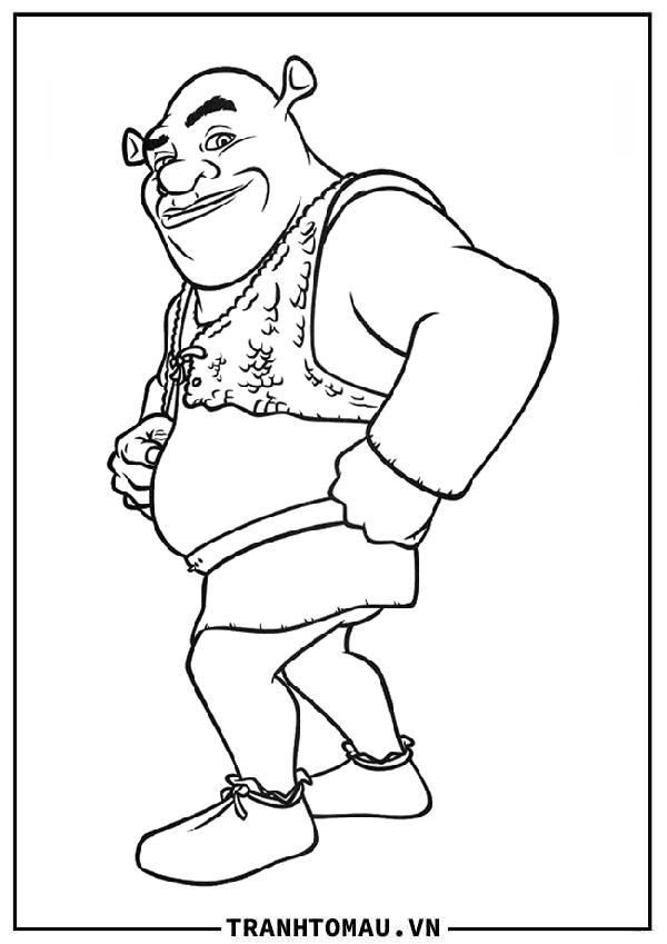 Tranh Tô Màu Sherk