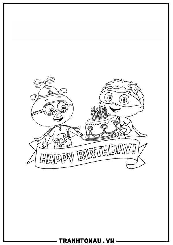 Tranh Tô Màu Super Why