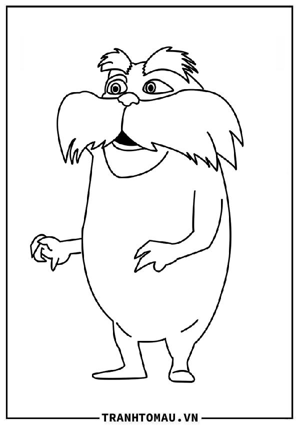 Tranh Tô Màu Thần Lorax