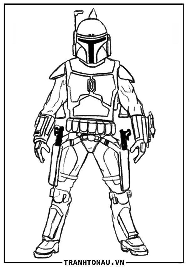 Tranh Tô Màu Chiến Tranh Giữa Các Vì Sao