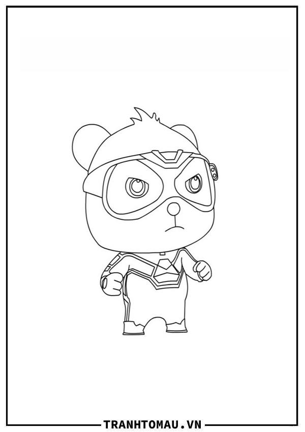 Tranh Tô Màu Babybus