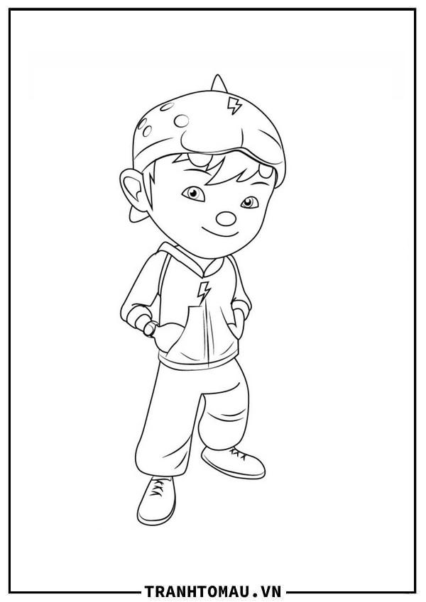 Tranh Tô Màu Boboiboy
