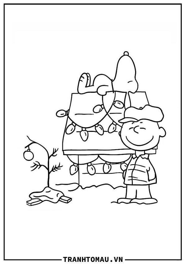 Tranh Tô Màu Cậu Bé Charlie Brown