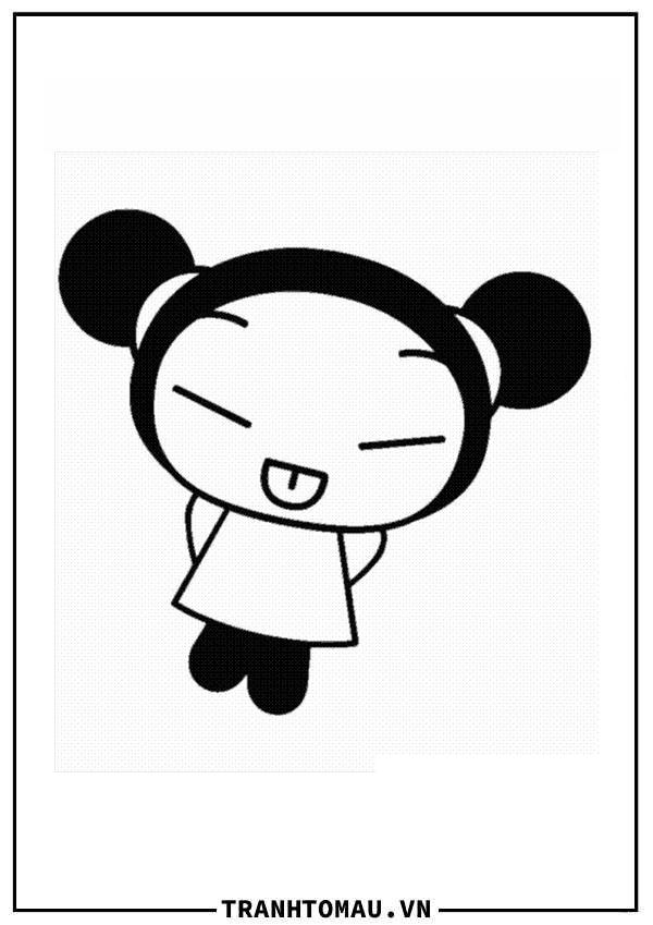 Tranh Tô Màu Pucca