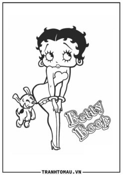 Tranh Tô Màu Betty Boop