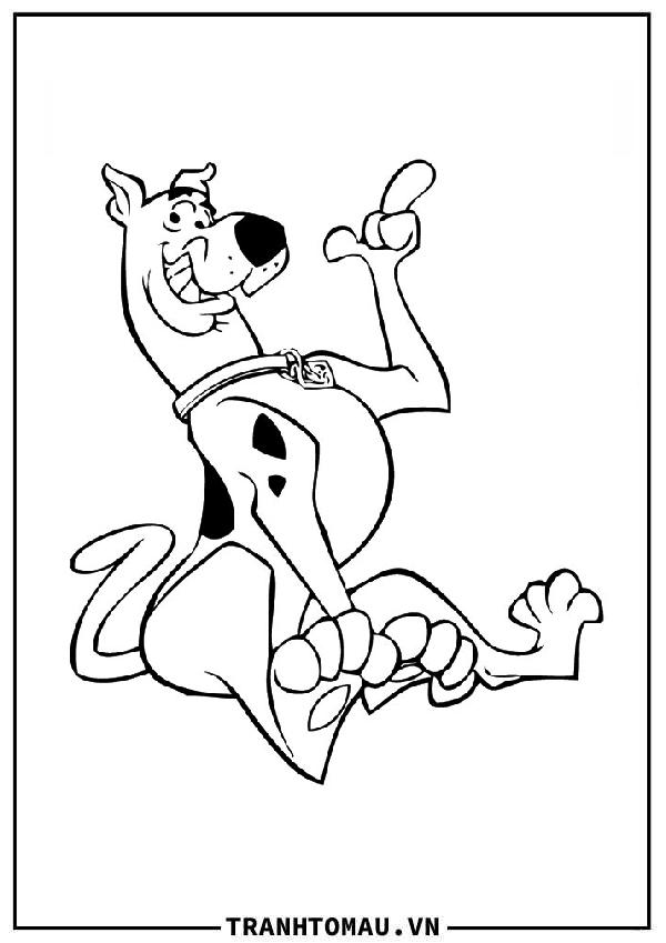 Tổng hợp các mẫu tranh tô màu Scooby Doo cực "bánh cuốn" cho bé tại nhà