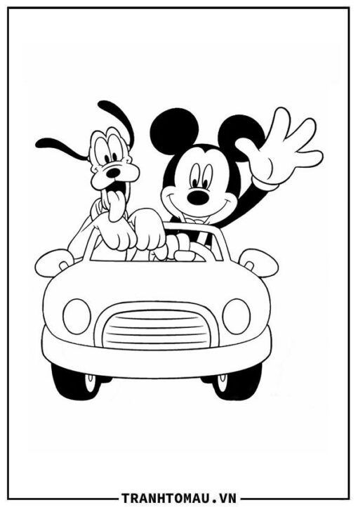 [Download] Bỏ túi ngay bộ tranh tô màu Chuột Mickey đơn giản, đẹp nhất ...