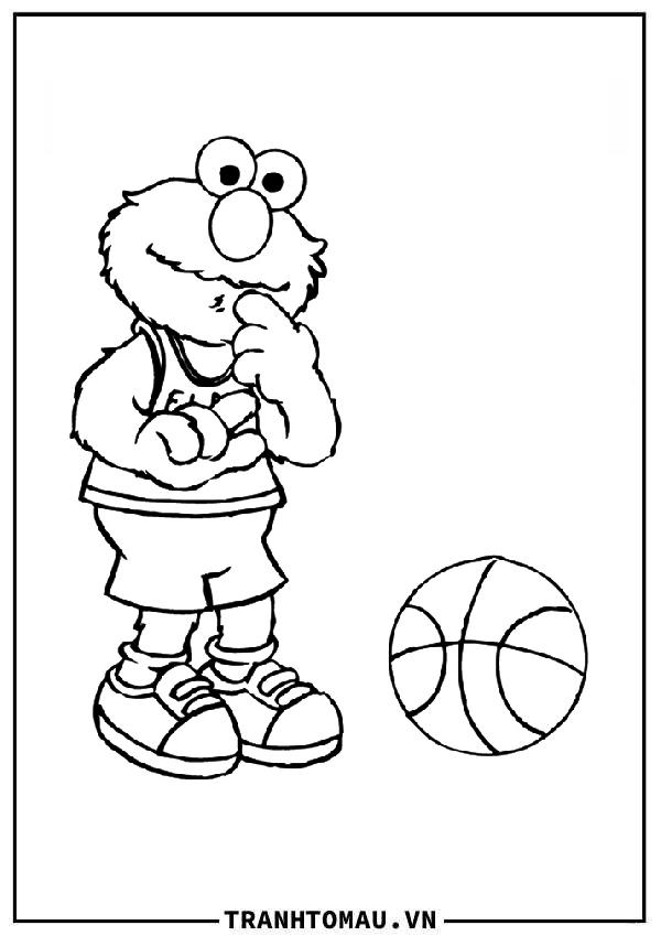 Bỏ túi ngay bộ tranh tô màu Elmo đẹp nhất cho bé mầm non