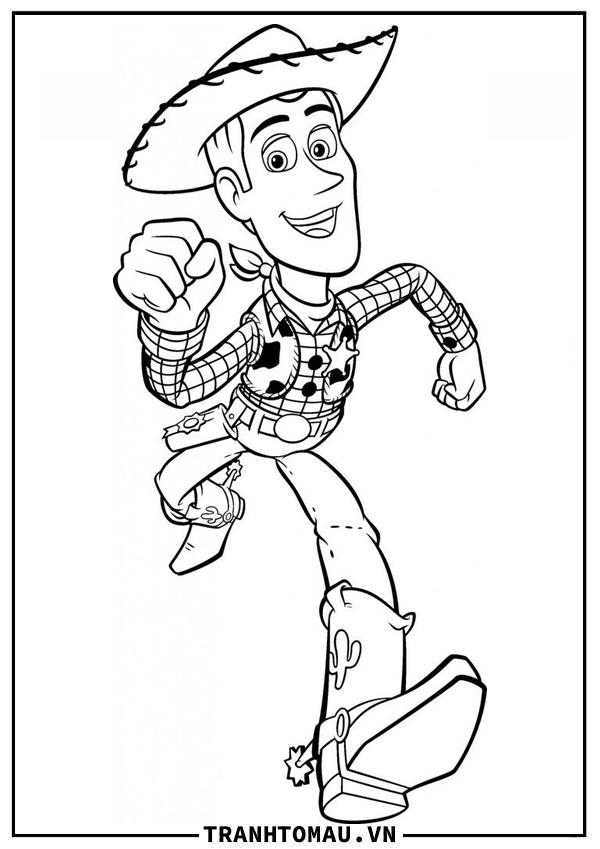 Trọn bộ sưu tập tô màu Câu Chuyện Đồ Chơi siêu đáng yêu cho bé